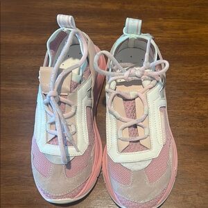 Girls Dolce and Gabbana Pink Sneakers - Size 31EU/13.5US